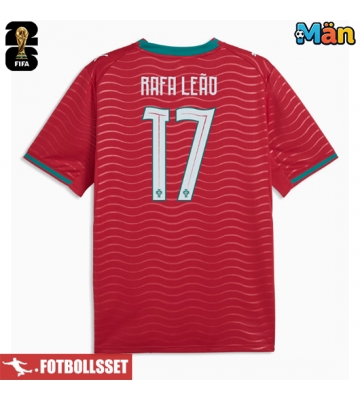 Portugal Rafael Leao #17 Hemmatröja VM 2026 Kortärmad